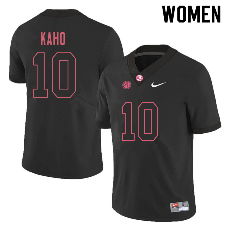 Alabama Crimson Tide Women's Ale Kaho #10 Black NCAA Nike Authentic Stitched 2019 College Football Jersey CZ16W81GE